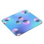 PRINTIO Purple and Blue Holographic Futuristic Mouse Pad