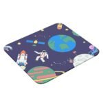 PRINTIO Colorful Illustrated Bright Space Planets Mouse Pad