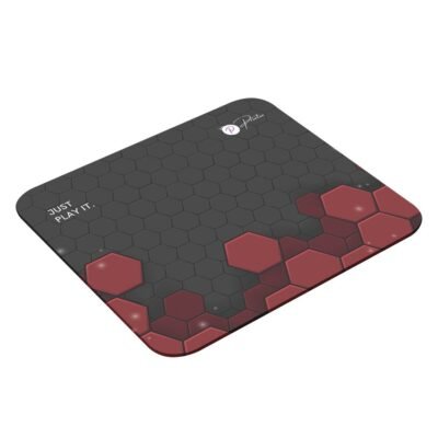 PRINTIO Black and Red Technology Corporate Mouse Pad