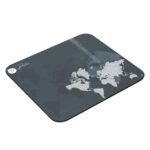 PRINTIO Black World Background Mouse Pad