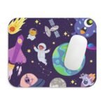 Minimalist Outer Space Mouse Pad - Enhance Your Workspace - Image 3