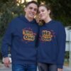 Customized Couple Hoodies (He and She is the One)