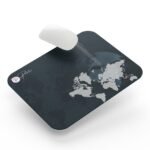 PRINTIO Black World Background Mouse Pad - Image 4
