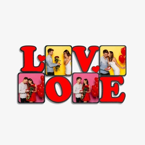 Wooden Beautiful Love Photo Frame