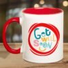 Red Inner Color Coffee Mug – Customized