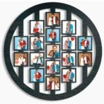 Wooden Round Collage Photo Frame