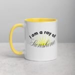 Customized Yellow Inner Color Coffee Mug - Image 3