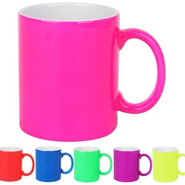 Coffee Mugs - Neon Multi Color